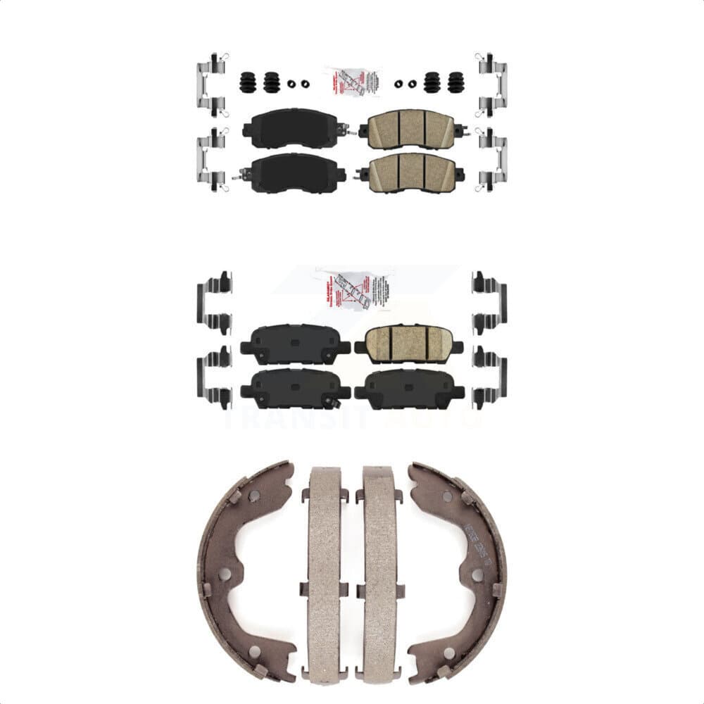Transit Auto - KNN-101074 - Front and Rear Disc Brake Pad Kits image 1