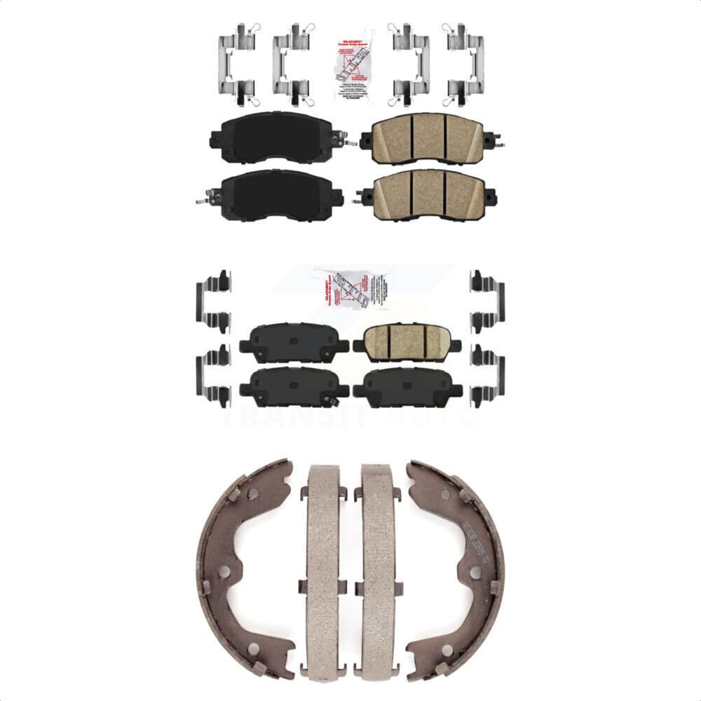 Transit Auto - KNN-101075 - Front and Rear Disc Brake Pad Kits image 1