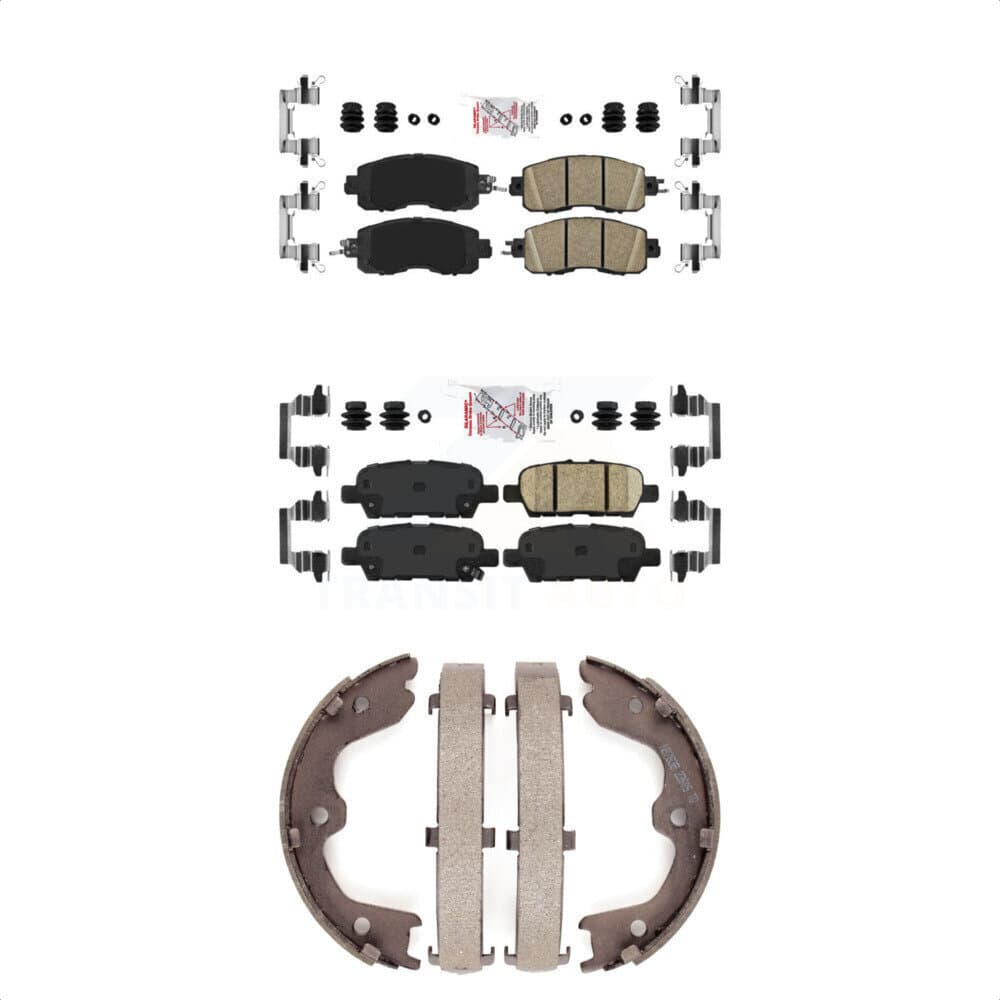 Transit Auto - KNN-101076 - Front and Rear Disc Brake Pad Kits image 1