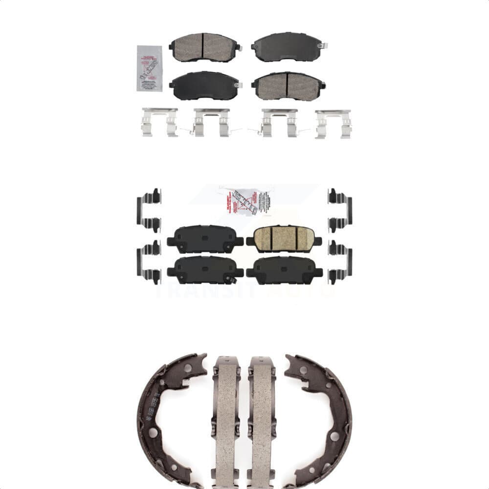 Transit Auto - KNN-101079 - Front and Rear Disc Brake Pad Kits image 1