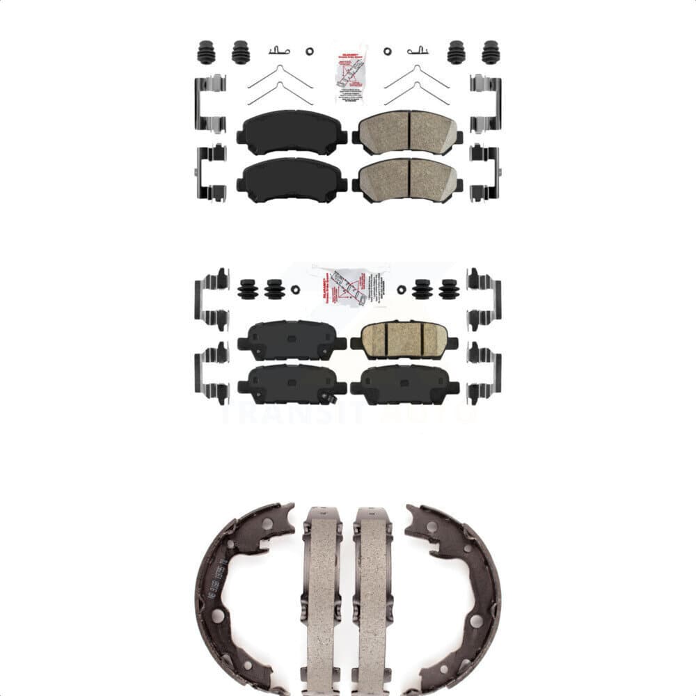 Transit Auto - KNN-101084 - Front and Rear Disc Brake Pad Kits image 1