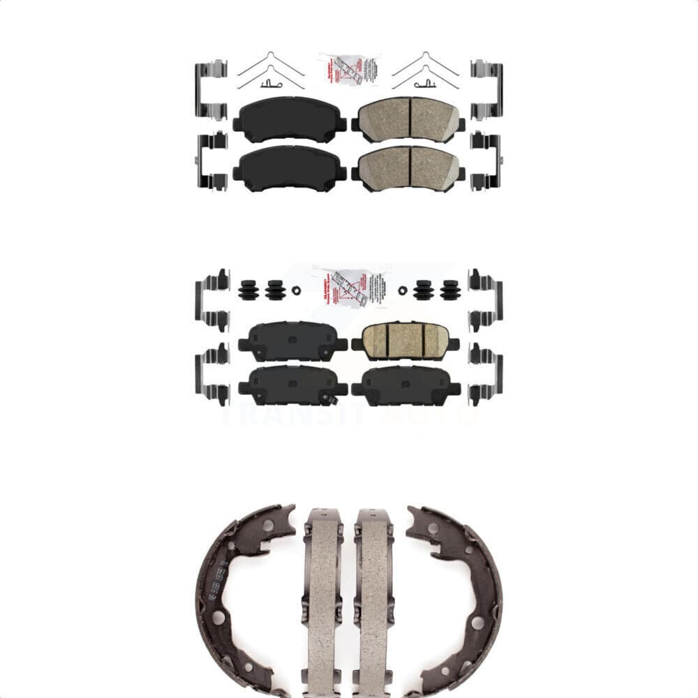 Transit Auto - KNN-101085 - Front and Rear Disc Brake Pad Kits image 1