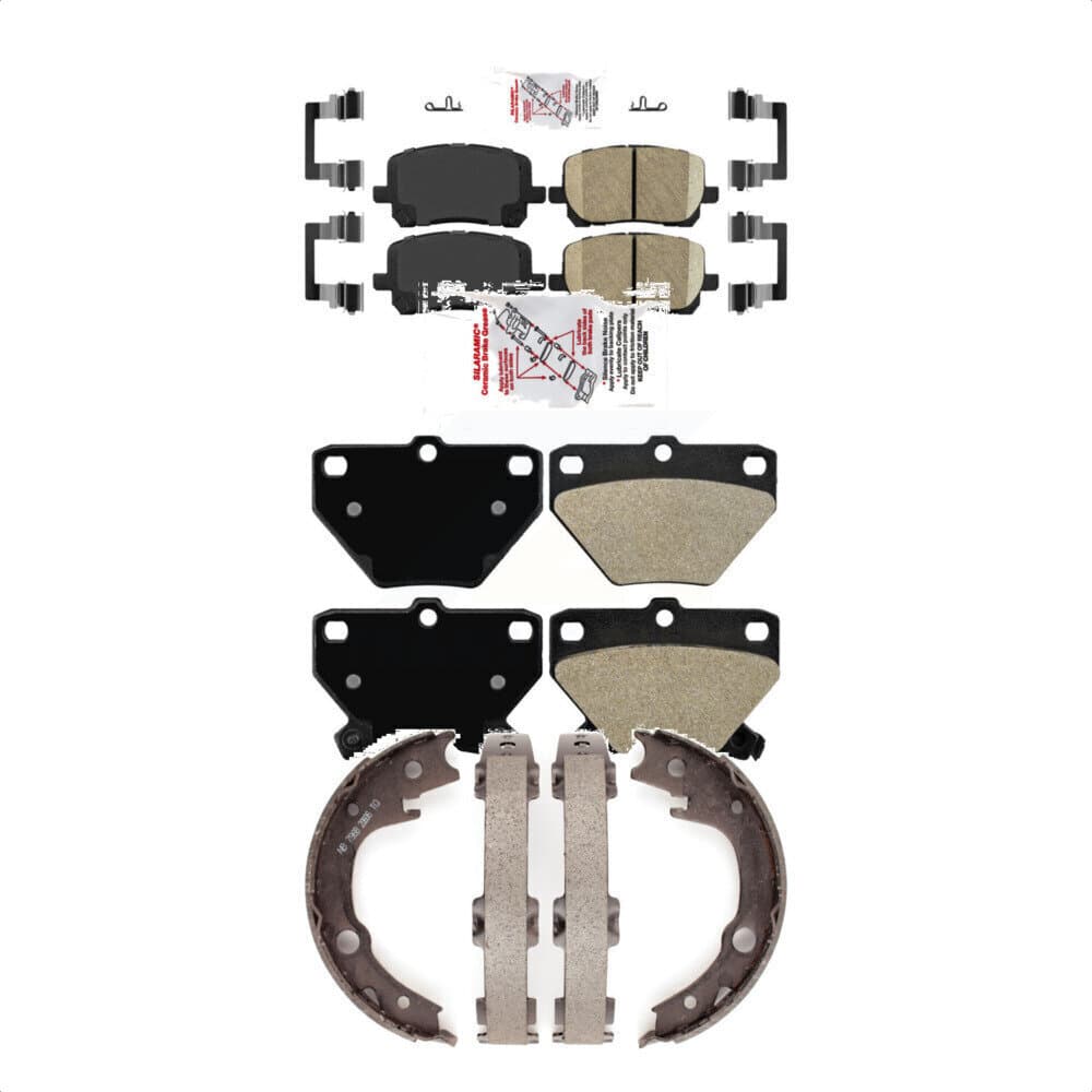 Transit Auto - KNN-101086 - Front and Rear Disc Brake Pad Kits image 1