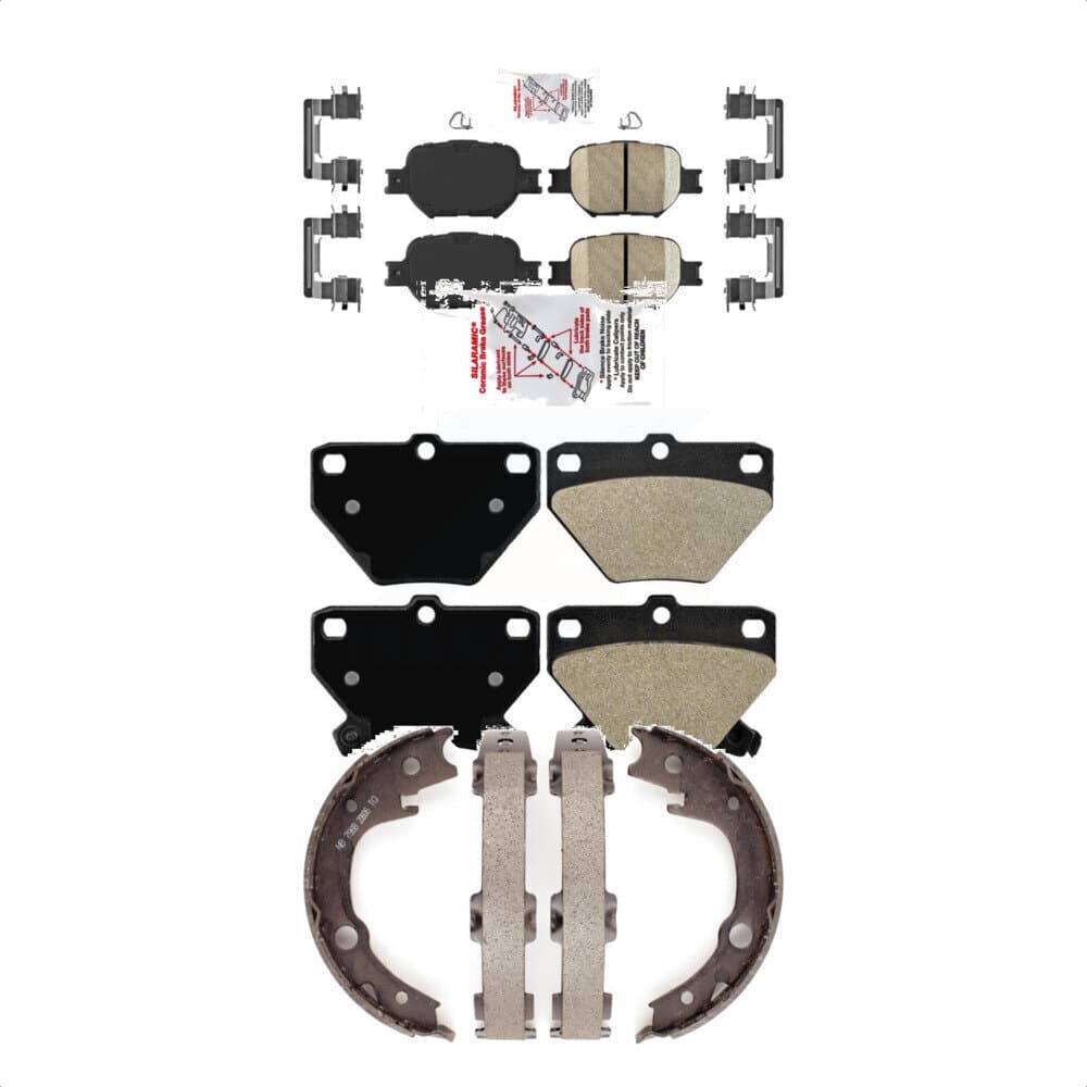 Transit Auto - KNN-101088 - Front and Rear Disc Brake Pad Kits image 1