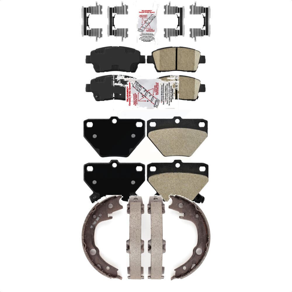 Transit Auto - KNN-101090 - Front and Rear Disc Brake Pad Kits image 1