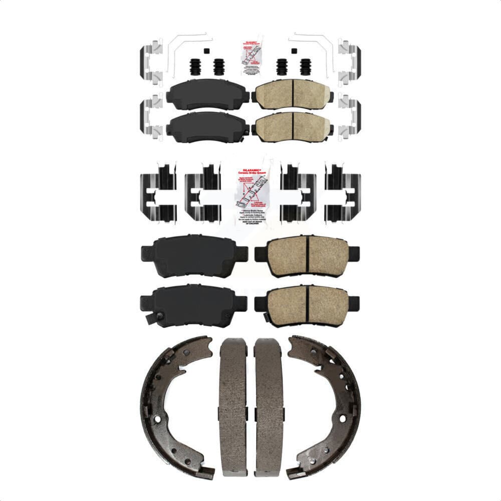 Transit Auto - KNN-101094 - Front and Rear Disc Brake Pad Kits image 1
