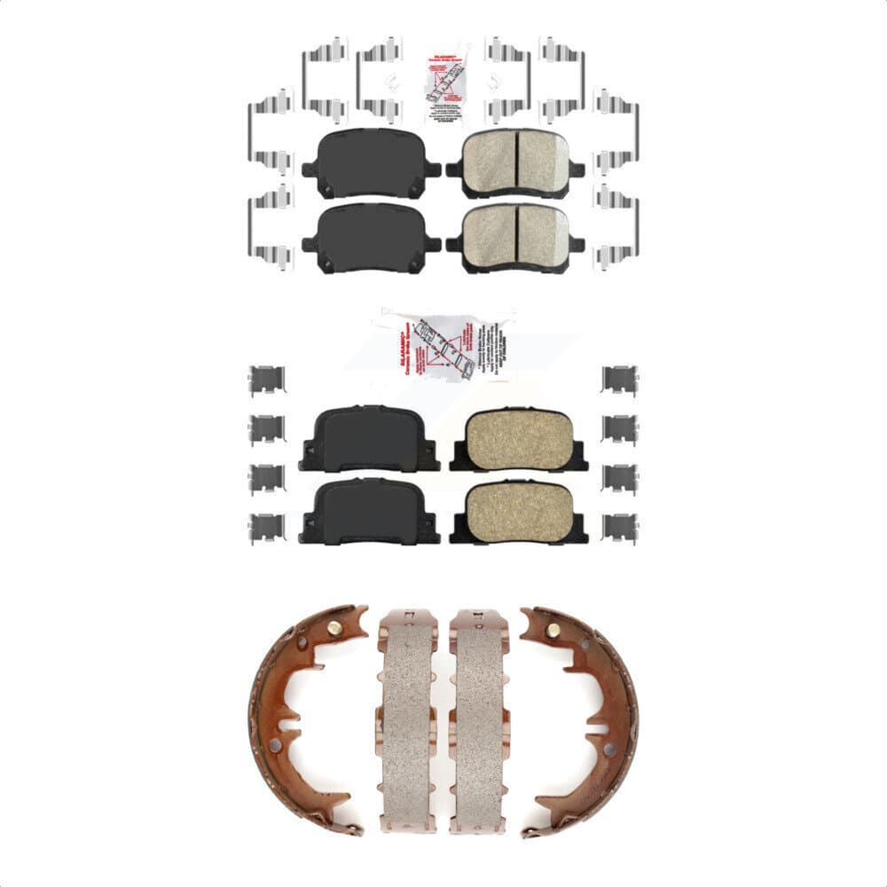 Transit Auto - KNN-101101 - Front and Rear Disc Brake Pad Kits image 1