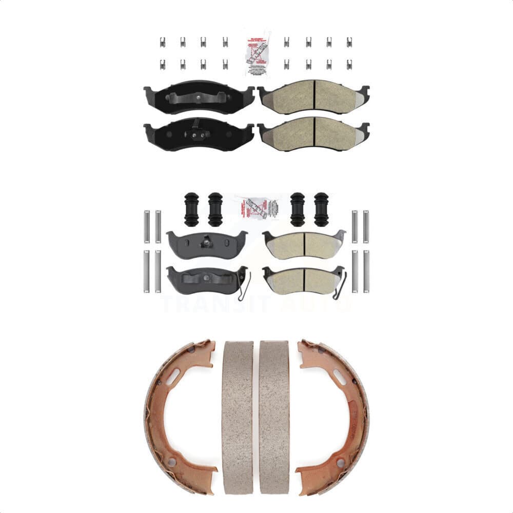 Transit Auto - KNN-101112 - Front and Rear Disc Brake Pad Kits image 1