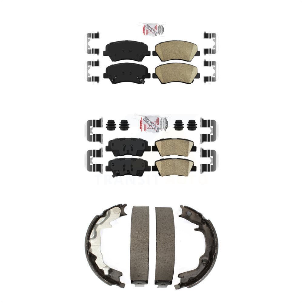 Transit Auto - KNN-101125 - Front and Rear Disc Brake Pad Kits image 1