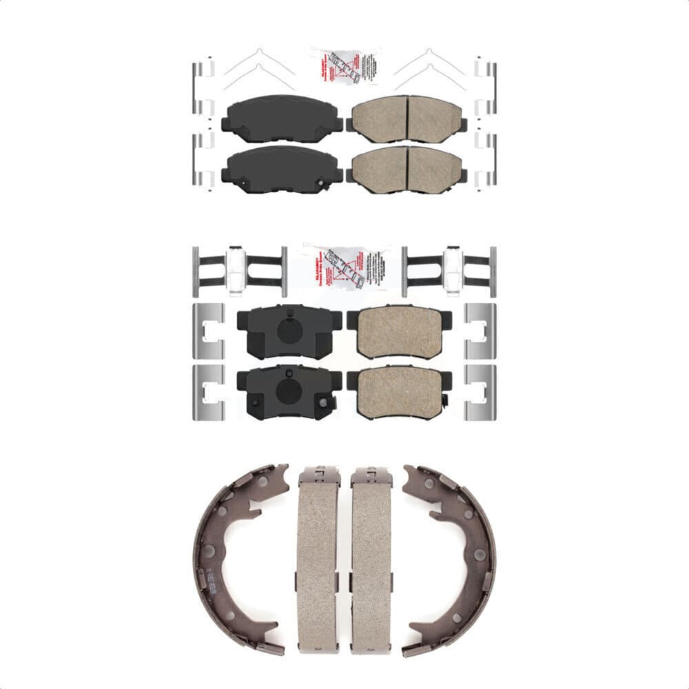 Transit Auto - KNN-101147 - Front and Rear Disc Brake Pad Kits image 1