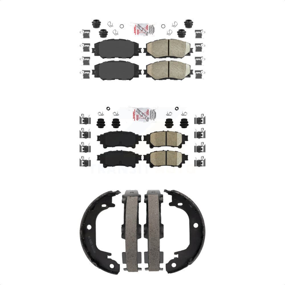 Transit Auto - KNN-101153 - Front and Rear Disc Brake Pad Kits image 1