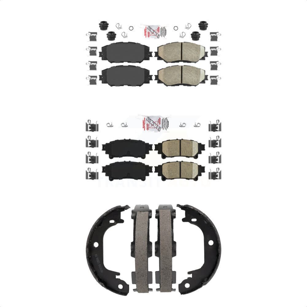 Transit Auto - KNN-101155 - Front and Rear Disc Brake Pad Kits image 1