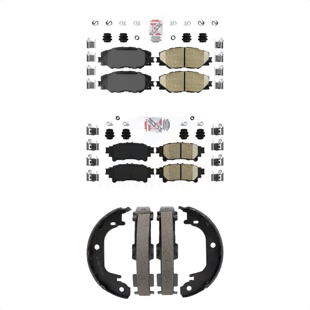 Transit Auto - KNN-101157 - Front and Rear Disc Brake Pad Kits image 1