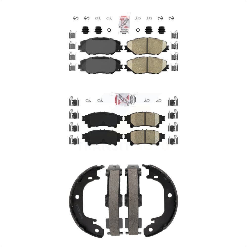 Transit Auto - KNN-101159 - Front and Rear Disc Brake Pad Kits image 1