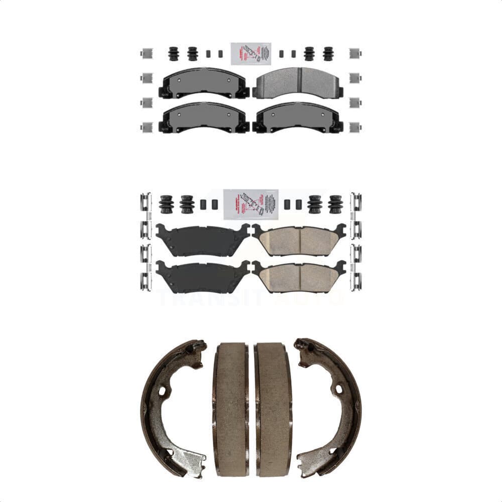 Transit Auto - KNN-101176 - Front and Rear Disc Brake Pad Kits image 1