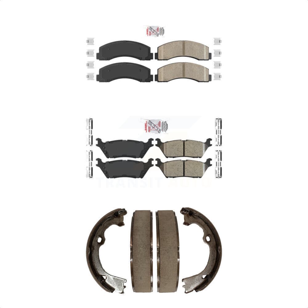 Transit Auto - KNN-101179 - Front and Rear Disc Brake Pad Kits image 1