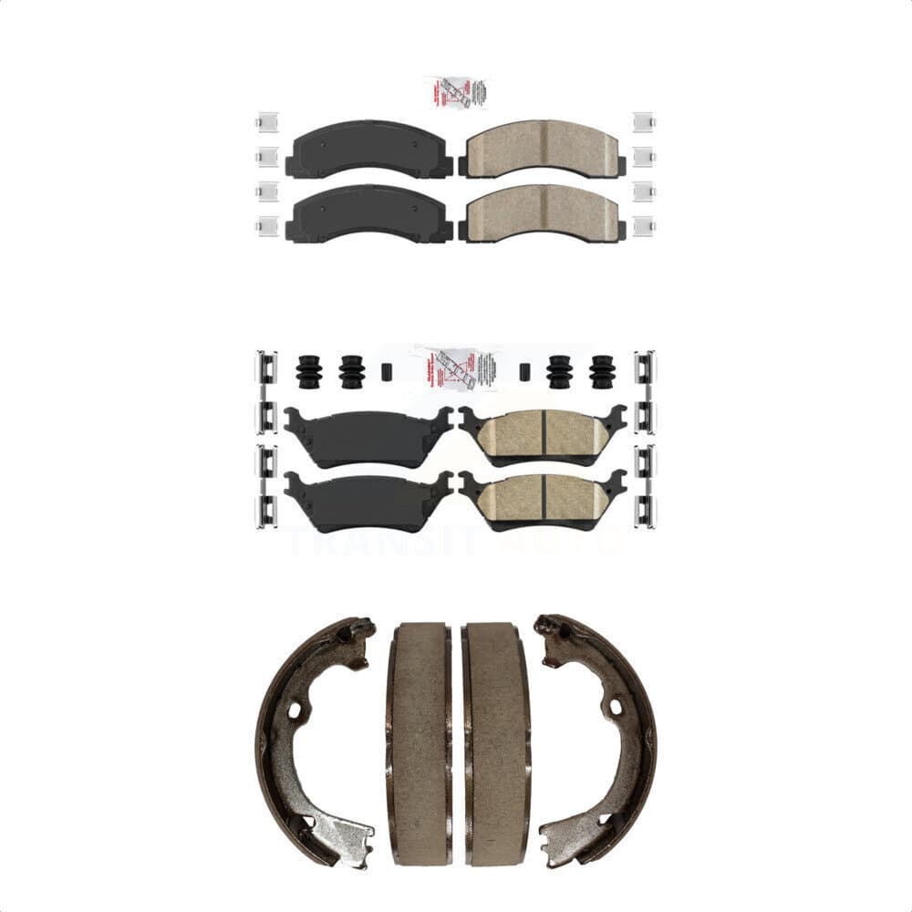 Transit Auto - KNN-101181 - Front and Rear Disc Brake Pad Kits image 1