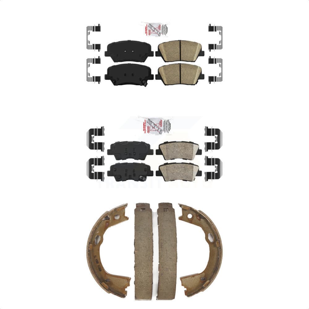 Transit Auto - KNN-101189 - Front and Rear Disc Brake Pad Kits image 1