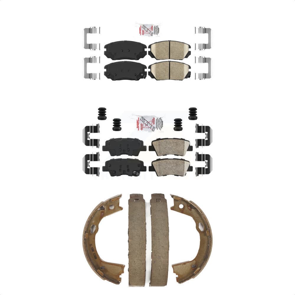 Transit Auto - KNN-101191 - Front and Rear Disc Brake Pad Kits image 1