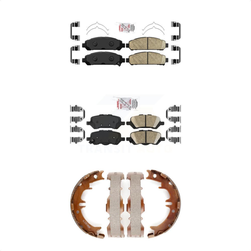 Transit Auto - KNN-101197 - Front and Rear Disc Brake Pad Kits image 1