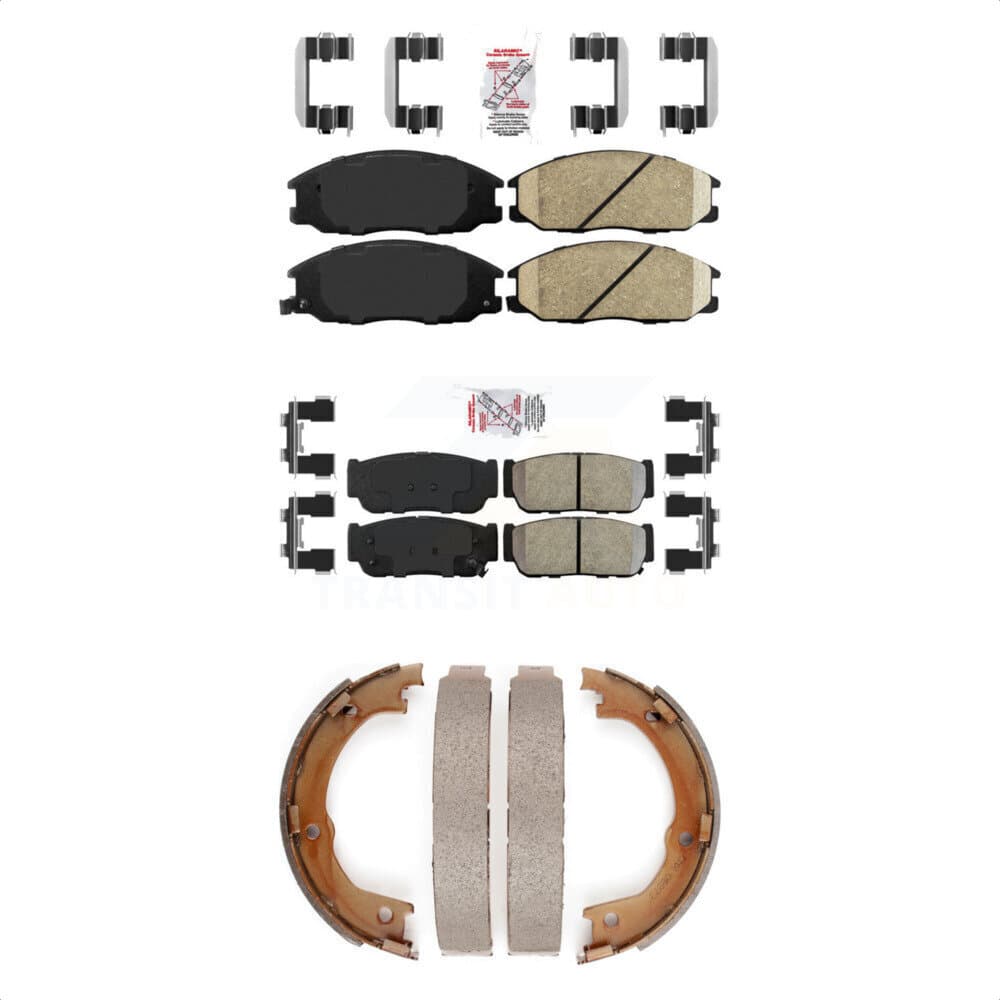 Transit Auto - KNN-101203 - Front and Rear Disc Brake Pad Kits image 1