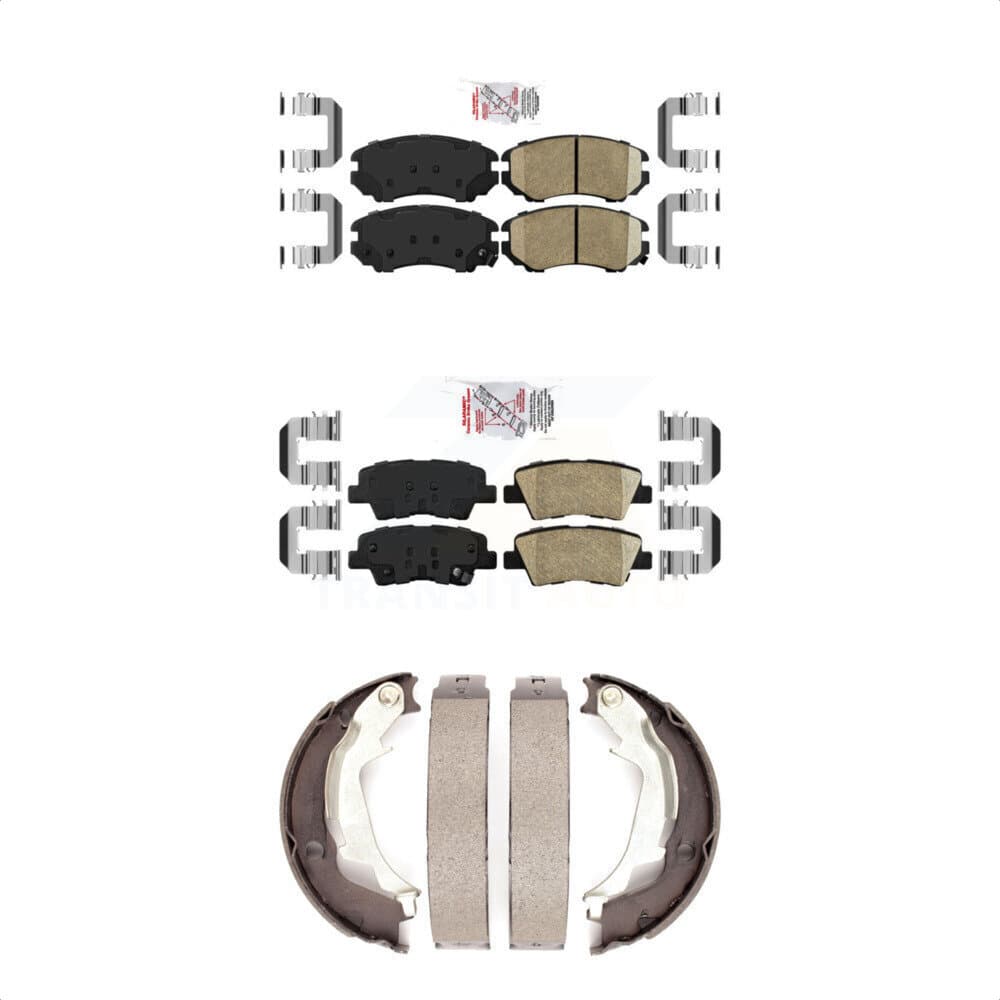 Transit Auto - KNN-101205 - Front and Rear Disc Brake Pad Kits image 1