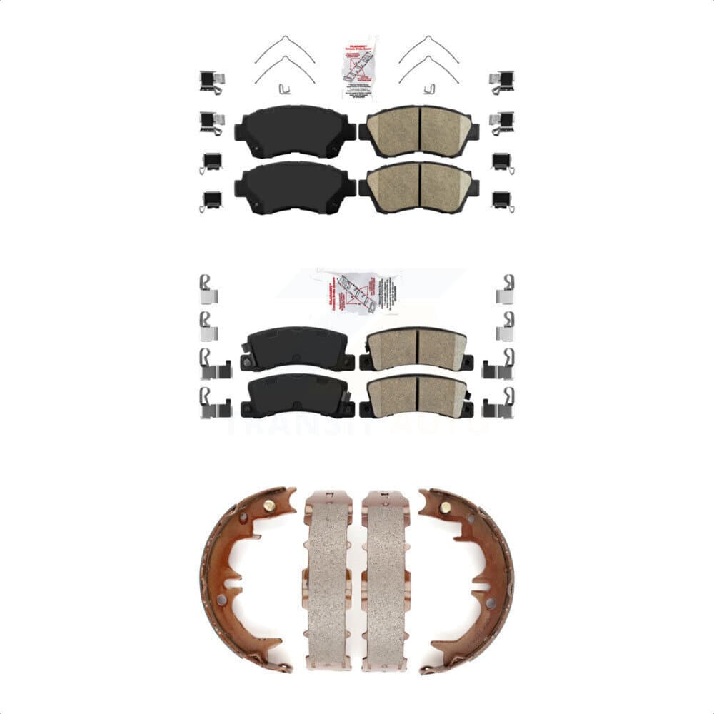 Transit Auto - KNN-101220 - Front and Rear Disc Brake Pad Kits image 1