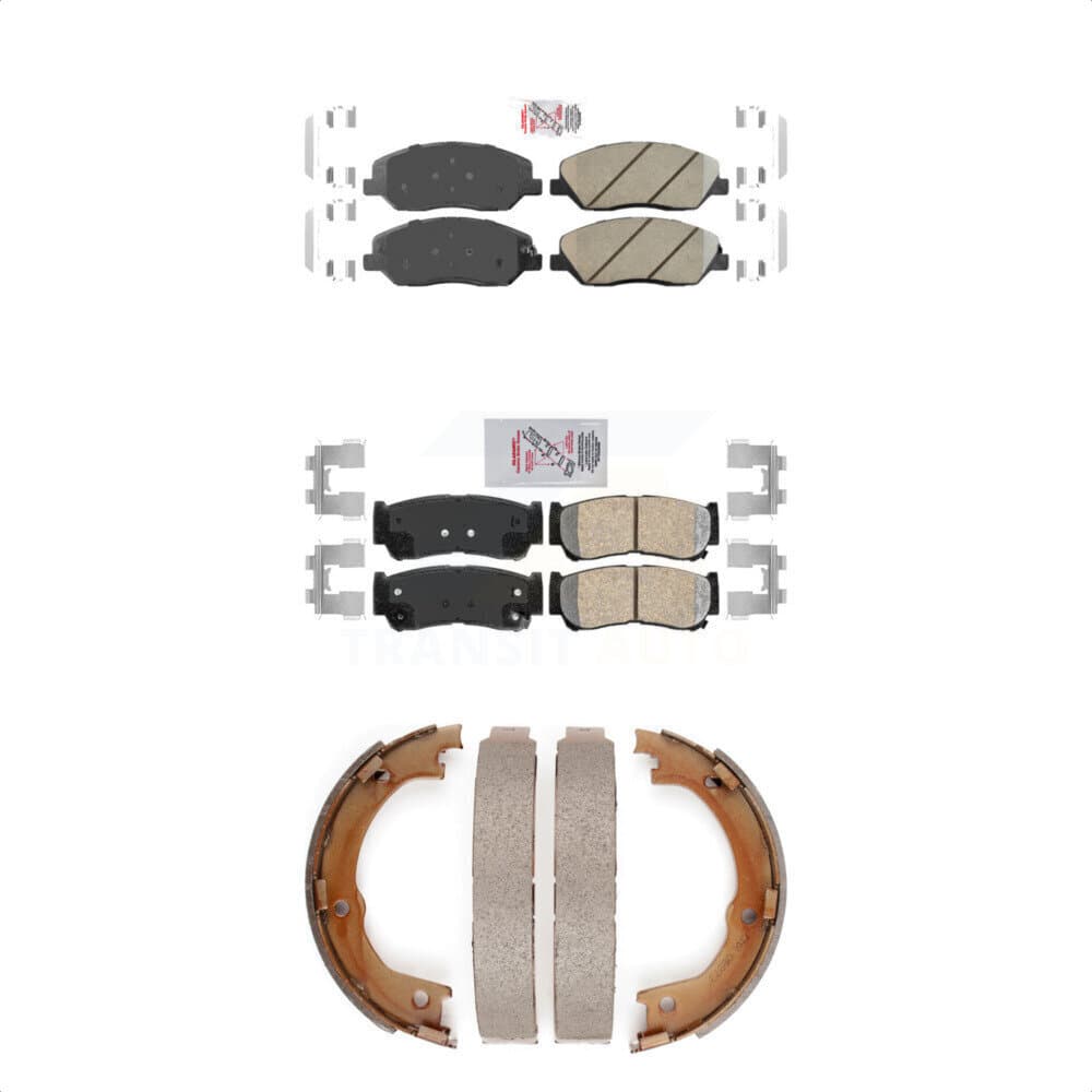 Transit Auto - KNN-101224 - Front and Rear Disc Brake Pad Kits image 1