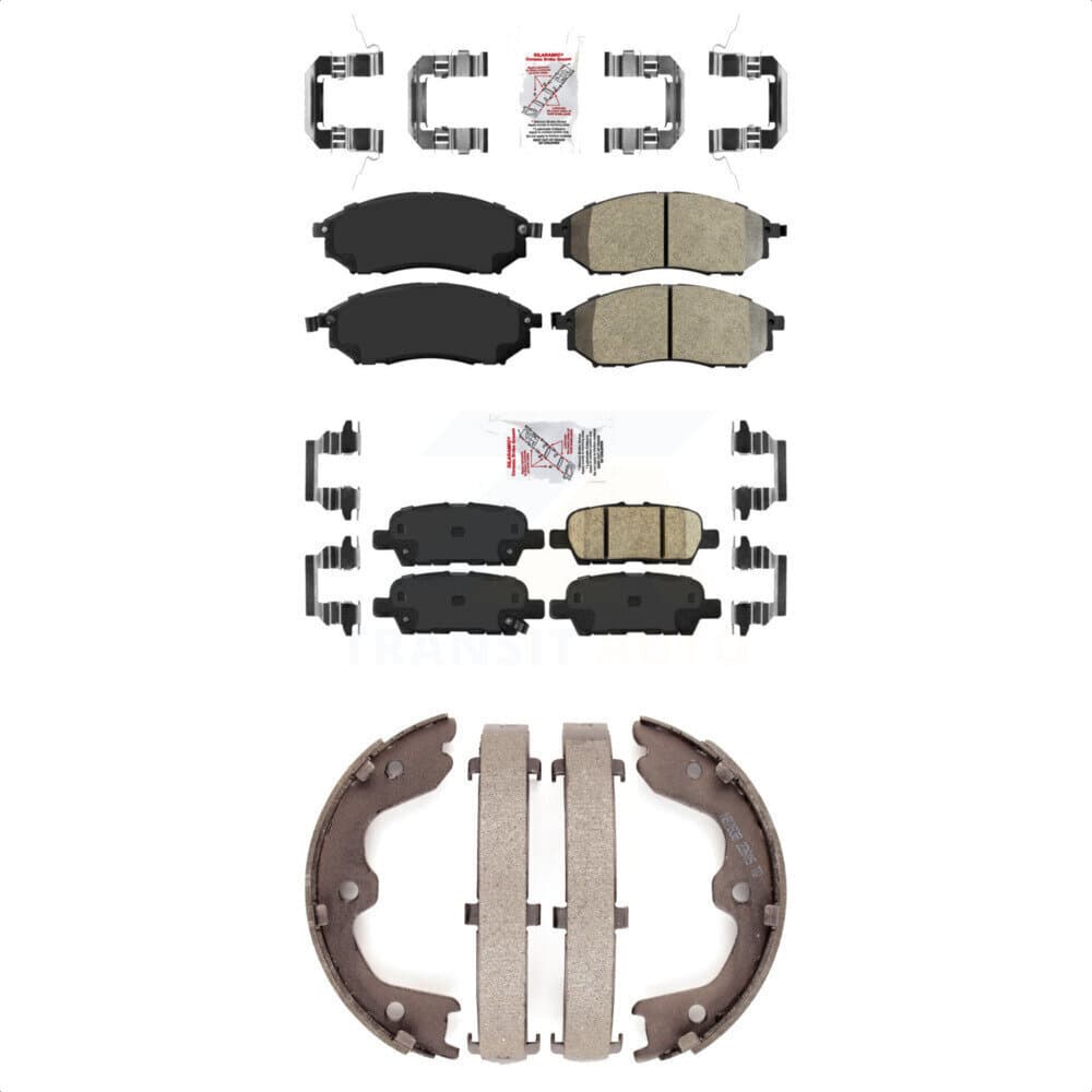 Transit Auto - KNN-101229 - Front and Rear Disc Brake Pad Kits image 1