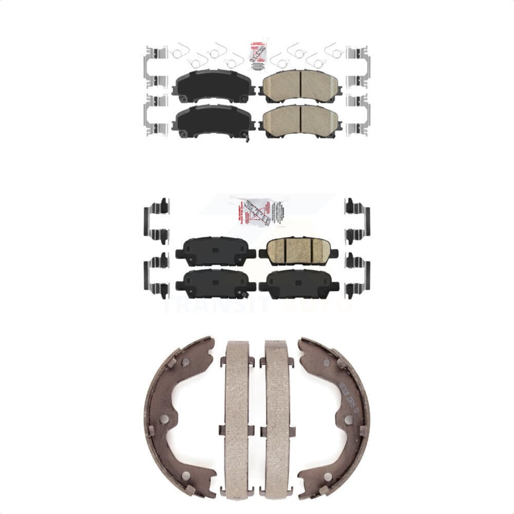 Transit Auto - KNN-101238 - Front and Rear Disc Brake Pad Kits image 1