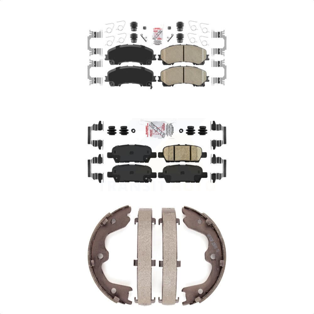 Transit Auto - KNN-101239 - Front and Rear Disc Brake Pad Kits image 1