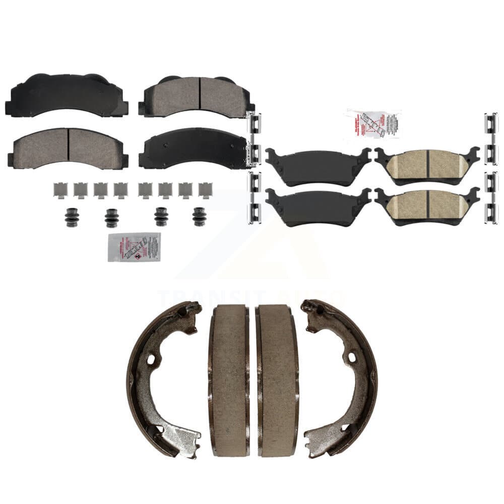 Transit Auto - KNN-101268 - Front and Rear Disc Brake Pad Kits image 1
