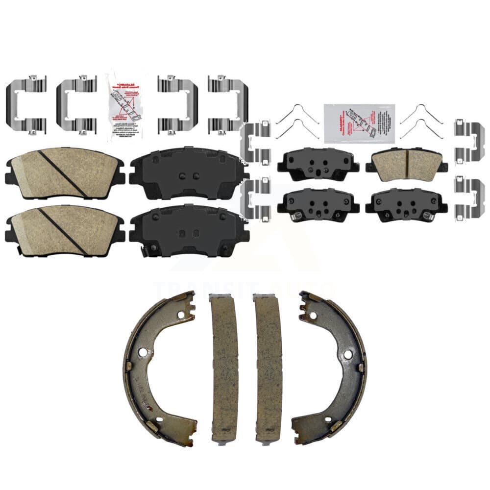 Transit Auto - KNN-101358 - Front and Rear Disc Brake Pad Kits image 1