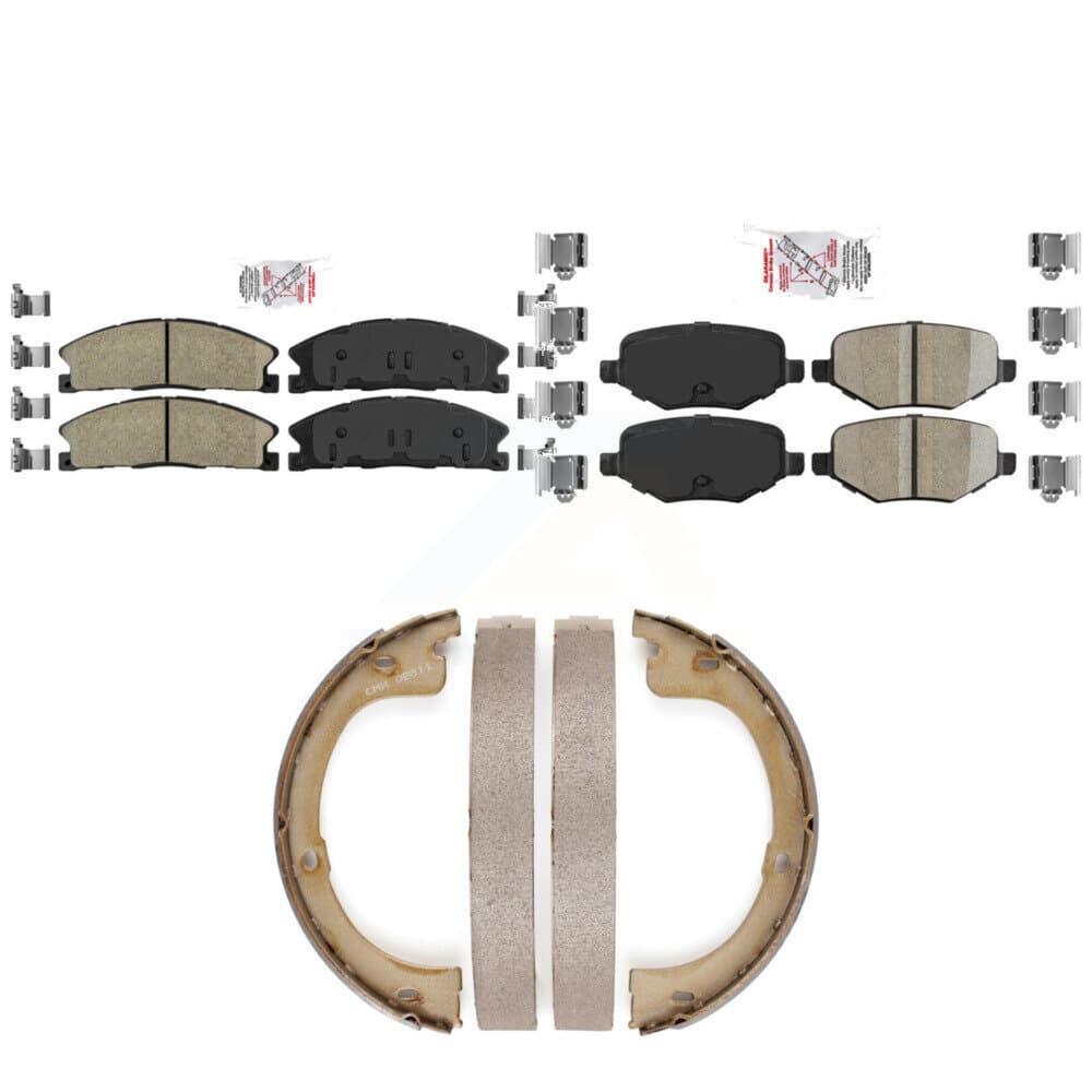 Transit Auto - KNN-101368 - Front and Rear Disc Brake Pad Kits image 1