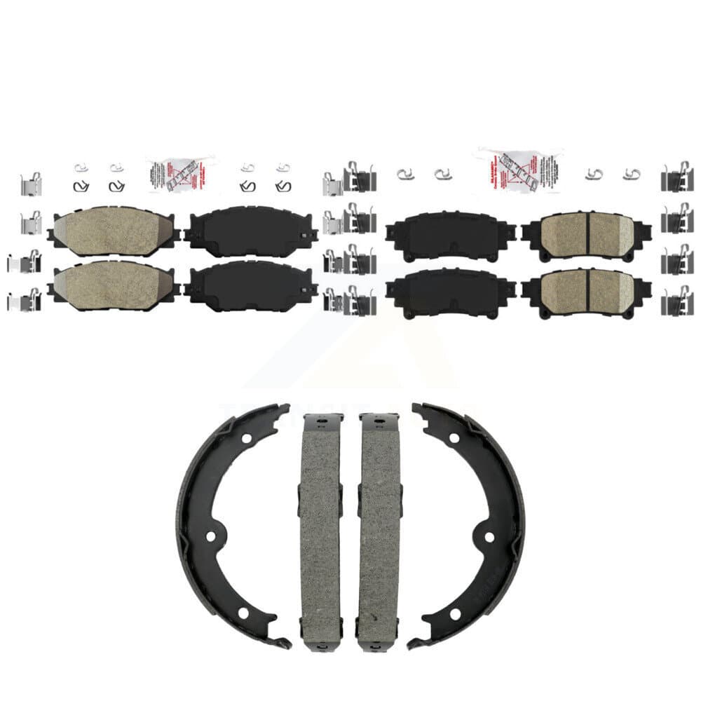 Transit Auto - KNN-101449 - Front and Rear Disc Brake Pad Kits image 1