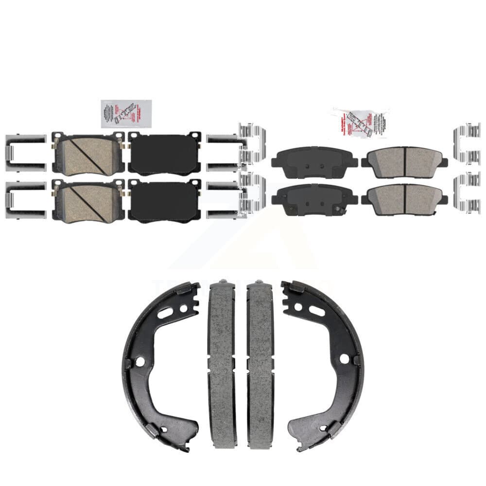 Transit Auto - KNN-101459 - Front and Rear Disc Brake Pad Kits image 1