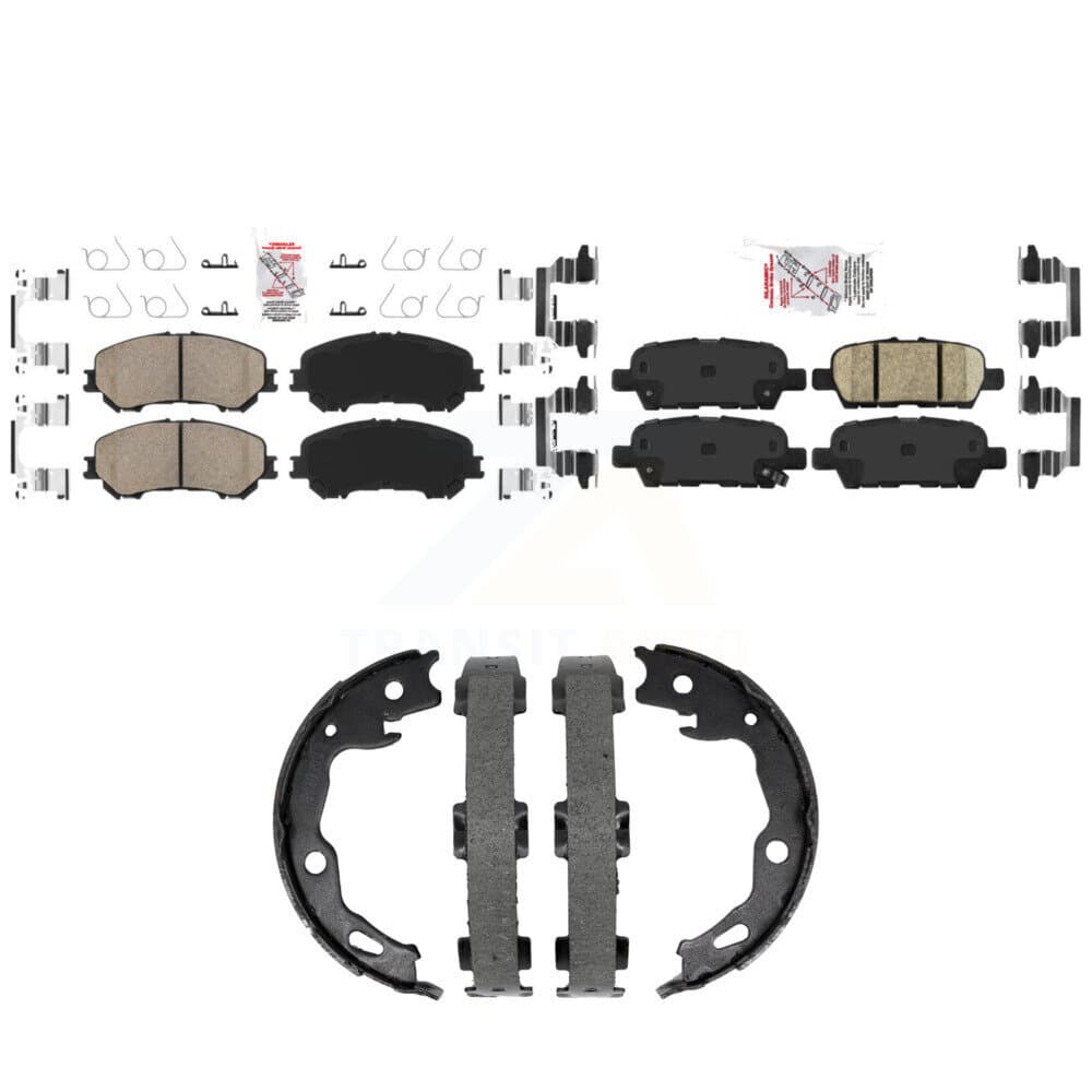 Transit Auto - KNN-101495 - Front and Rear Disc Brake Pad Kits image 1