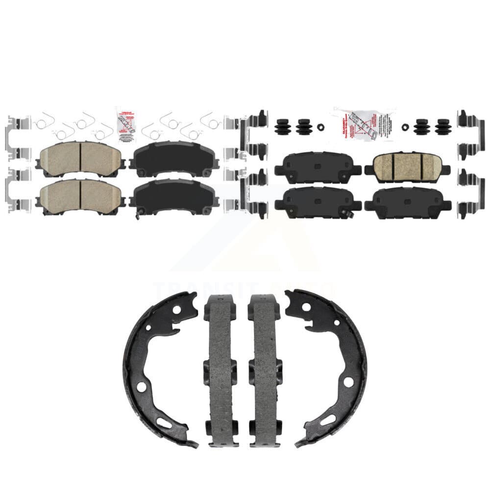 Transit Auto - KNN-101497 - Front and Rear Disc Brake Pad Kits image 1