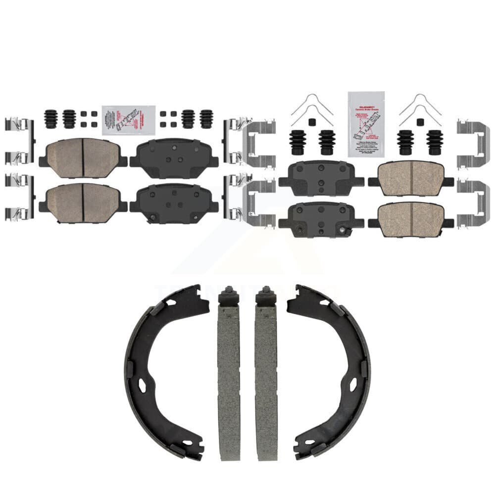 Transit Auto - KNN-101564 - Front and Rear Disc Brake Pad Kits image 1