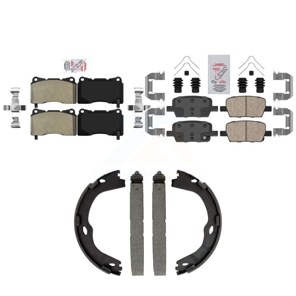Transit Auto - KNN-101566 - Front and Rear Disc Brake Pad Kits image 1