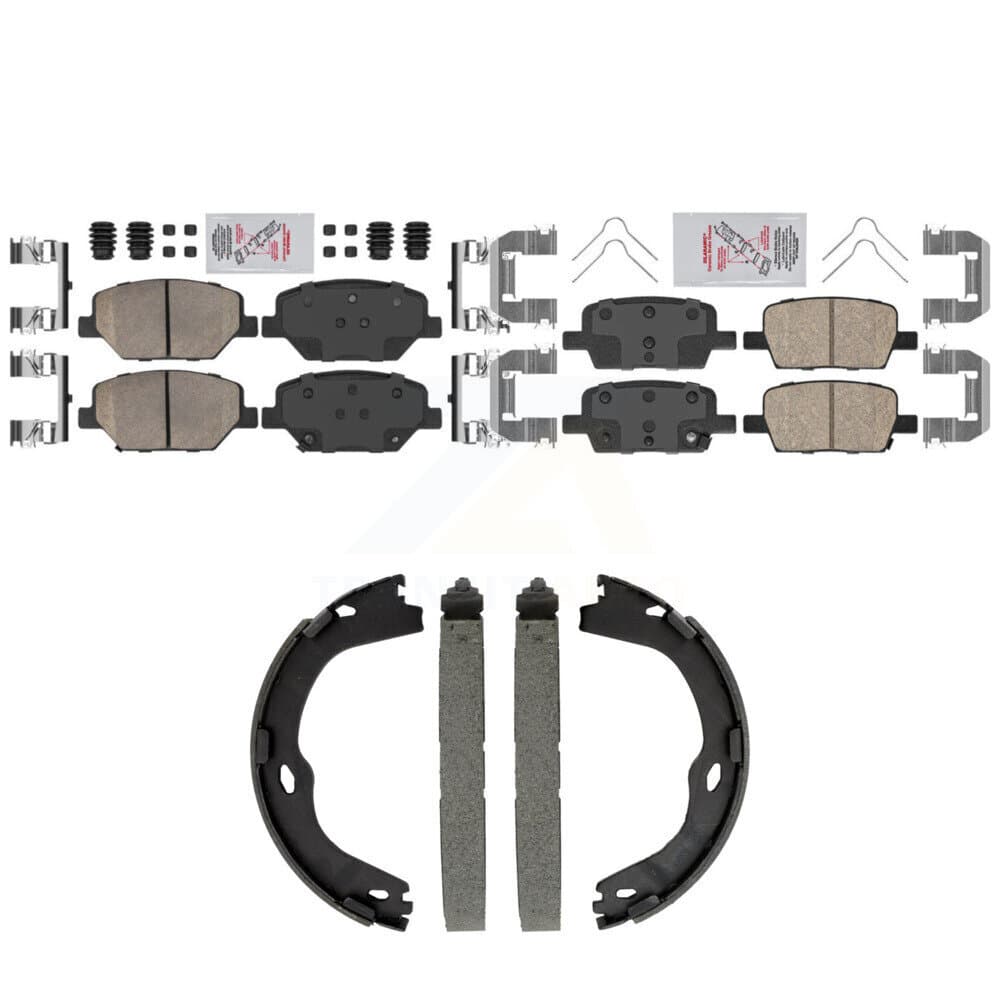 Transit Auto - KNN-101568 - Front and Rear Disc Brake Pad Kits image 1
