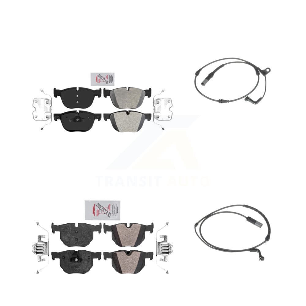 AmeriBRAKES - KNW-100003 - Front and Rear Disc Brake Pad Kits image 1