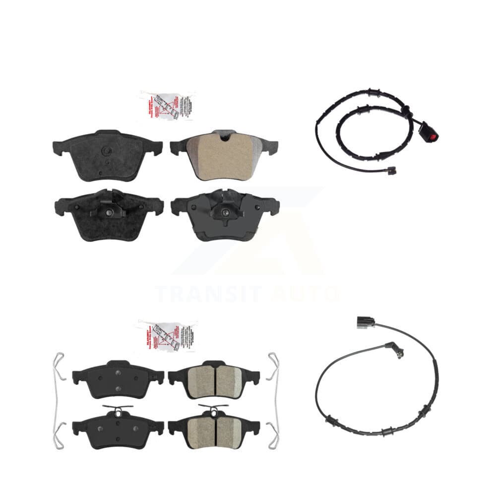 AmeriBRAKES - KNW-100022 - Front and Rear Disc Brake Pad Kits image 1