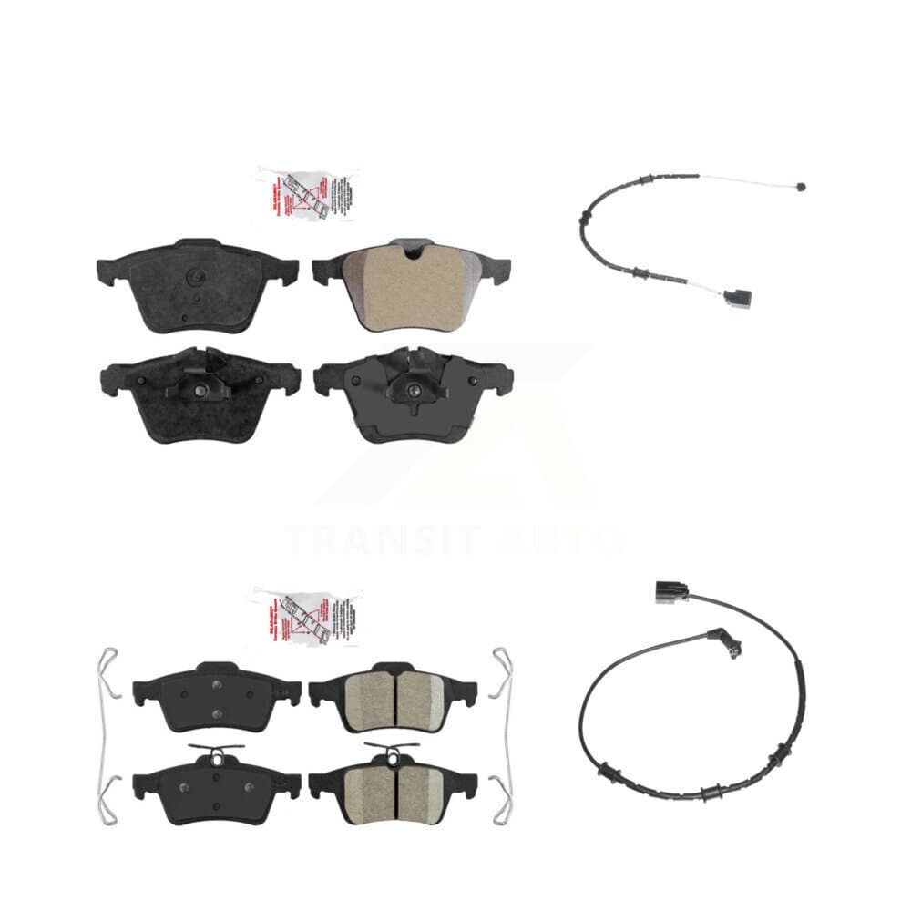 AmeriBRAKES - KNW-100025 - Front and Rear Disc Brake Pad Kits image 1