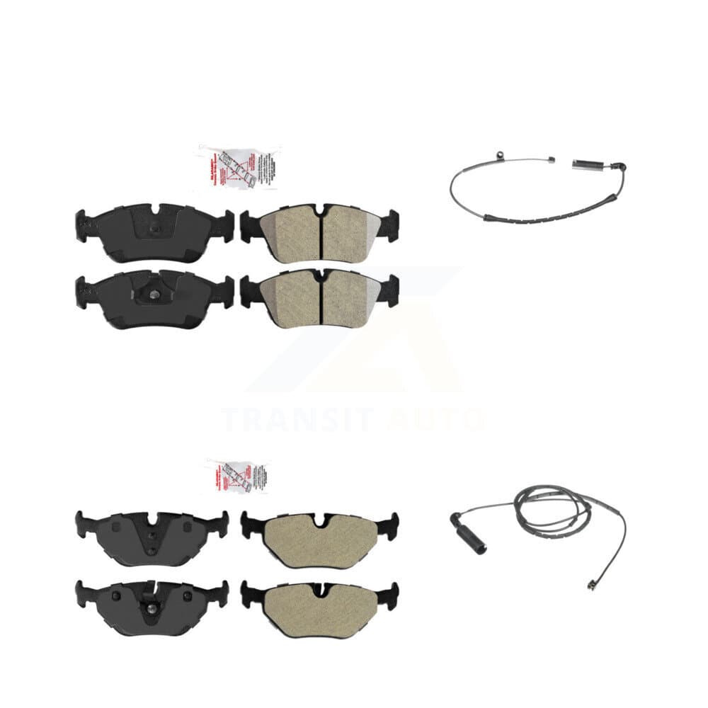 AmeriBRAKES - KNW-100041 - Front and Rear Disc Brake Pad Kits image 1