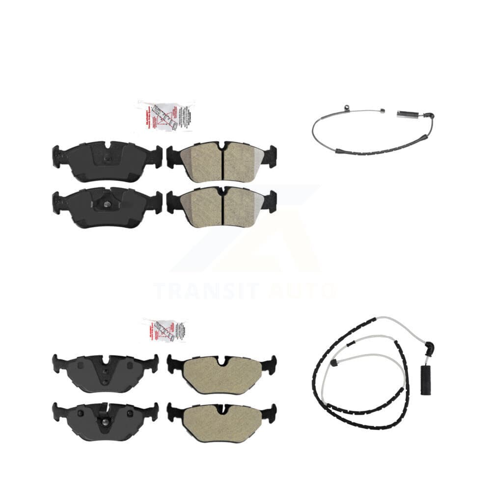 AmeriBRAKES - KNW-100042 - Front and Rear Disc Brake Pad Kits image 1