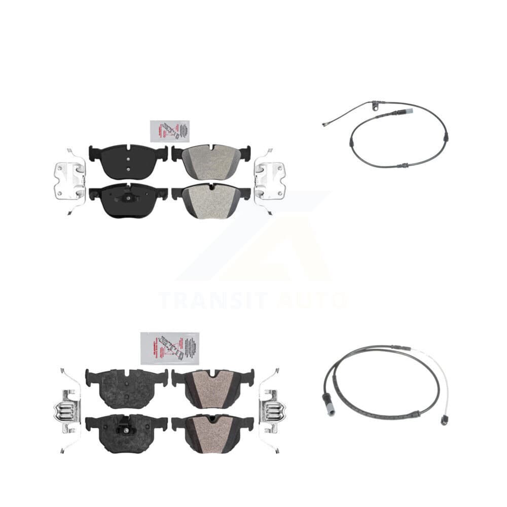 AmeriBRAKES - KNW-100047 - Front and Rear Disc Brake Pad Kits image 1