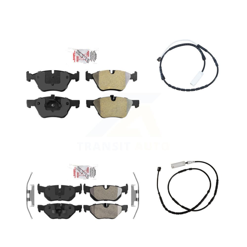 AmeriBRAKES - KNW-100055 - Front and Rear Disc Brake Pad Kits image 1