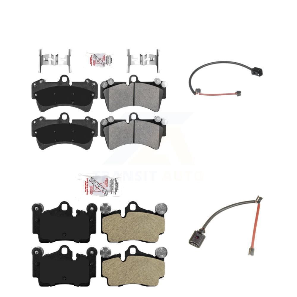 AmeriBRAKES - KNW-100056 - Front and Rear Disc Brake Pad Kits image 1