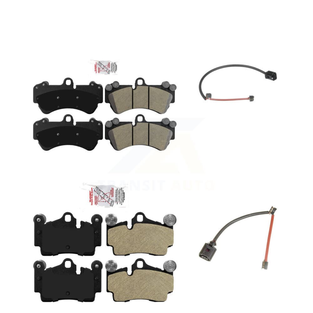 AmeriBRAKES - KNW-100057 - Front and Rear Disc Brake Pad Kits image 1
